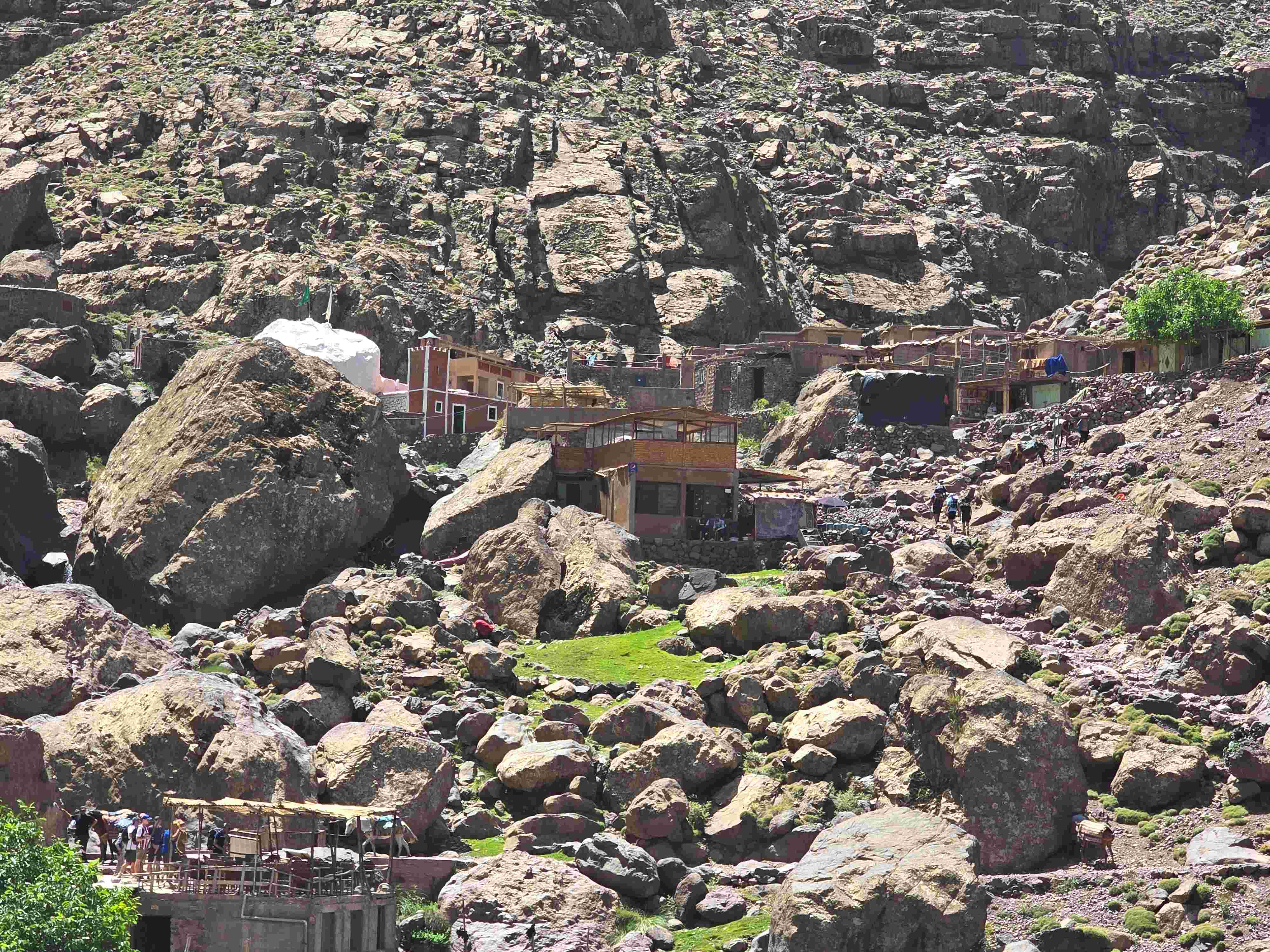 Chamharouch, the last village before basecamp